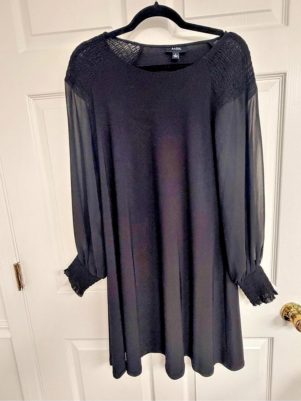 MSK Black Mini Dress